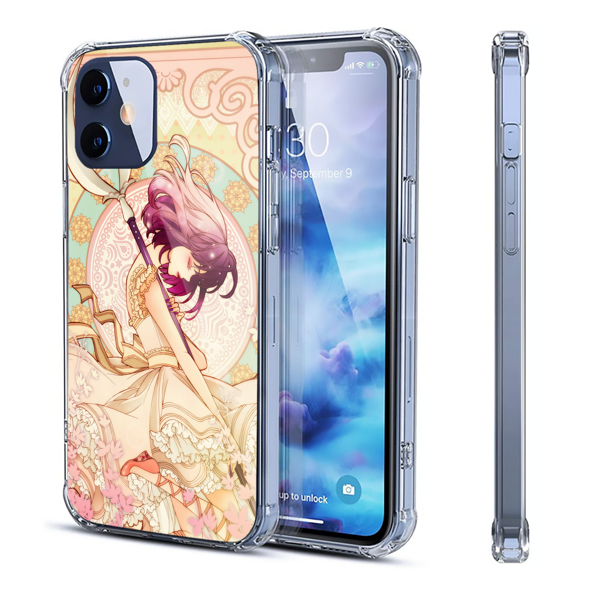 （画像用） 美少女戦士セーラームーン Sailor Moon 【iPhone 12シリーズ対応】透明スマホケース（クリアソフトケース）